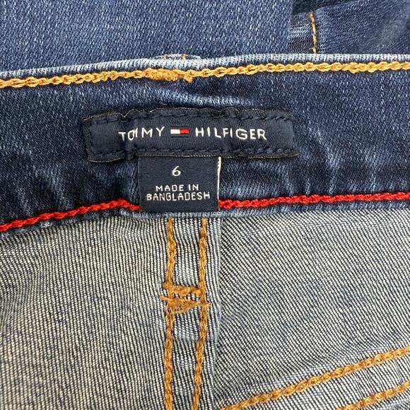 Tommy Hilfiger Jeans Women's 6 Dark Blue Greenwich Skinny Preppy Normcore - Picture 8 of 15